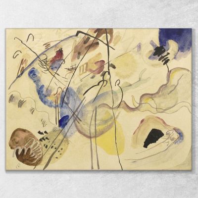 Improvvisazione Senza Titolo Wassily Kandinsky wk240 quadro stampa su tela