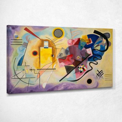 Giallo Rosso Blu Wassily Kandinsky wk258 quadro stampa su tela