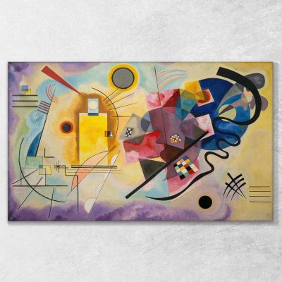 Giallo Rosso Blu Wassily Kandinsky wk258 quadro stampa su tela