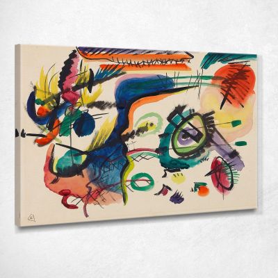 Progetto Di Composizione Vii I Wassily Kandinsky wk272 quadro stampa su tela