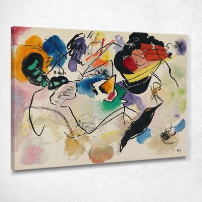 Progetto Di Composizione Vii Wassily Kandinsky wk284 quadro stampa su tela