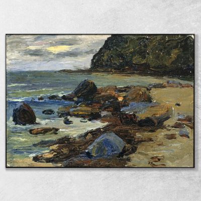 Sestri Sulla Spiaggia Wassily Kandinsky wk293 quadro stampa su tela