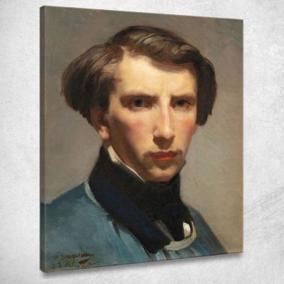 Auto Ritratto William Bouguereau wbg147 quadro stampa su tela