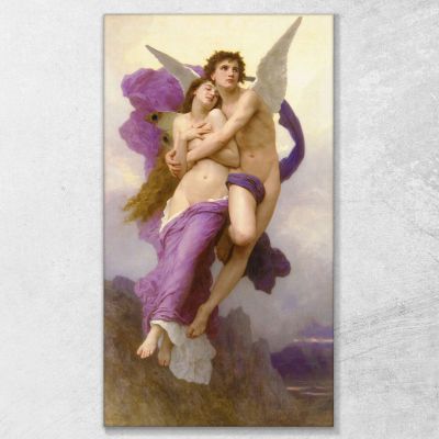 El Secuestro De Psique William Bouguereau, wbg151 cuadro en lienzo