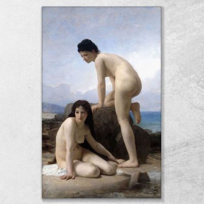 Los Bañistas William Bouguereau, wbg153 cuadro en lienzo