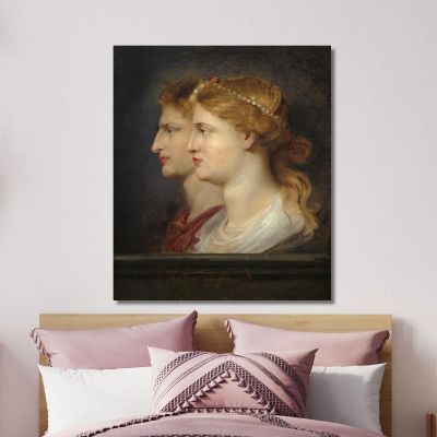 Agrippina E Germanico Peter Paul Rubens ppr18 quadro stampa su tela