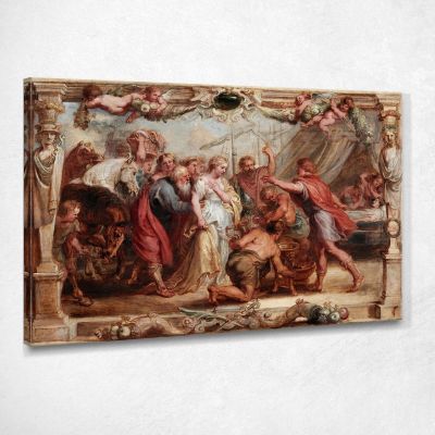 Briseide Restituita Ad Achille Peter Paul Rubens ppr31 quadro stampa su tela