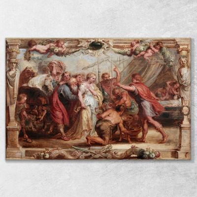 Briseide Restituita Ad Achille Peter Paul Rubens ppr31 quadro stampa su tela