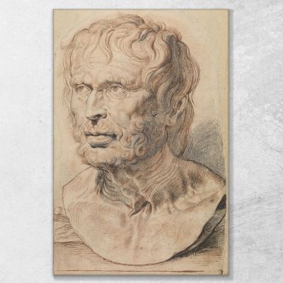 Busto Dello Pseudo-Seneca Peter Paul Rubens ppr32 quadro stampa su tela