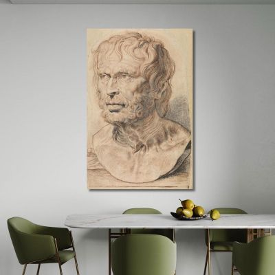 Busto Dello Pseudo-Seneca Peter Paul Rubens ppr32 quadro stampa su tela