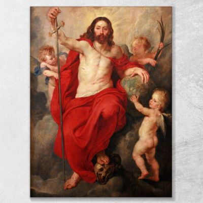 Christ Triumphing Over Death And Sin Peter Paul Rubens, ppr43 canvas print