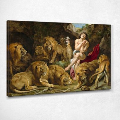 Daniele Nella Fossa Dei Leoni Peter Paul Rubens ppr51 quadro stampa su tela