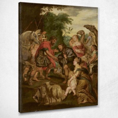 La Riconciliazione Di Giacobbe Ed Esaù Peter Paul Rubens ppr54 quadro stampa su tela