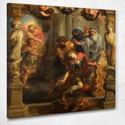 Morte Di Achille Peter Paul Rubens ppr55 quadro stampa su tela