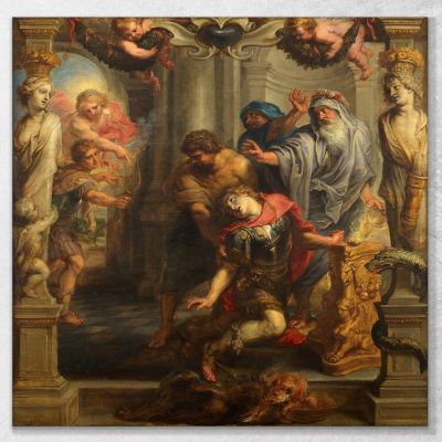 Morte Di Achille Peter Paul Rubens ppr55 quadro stampa su tela