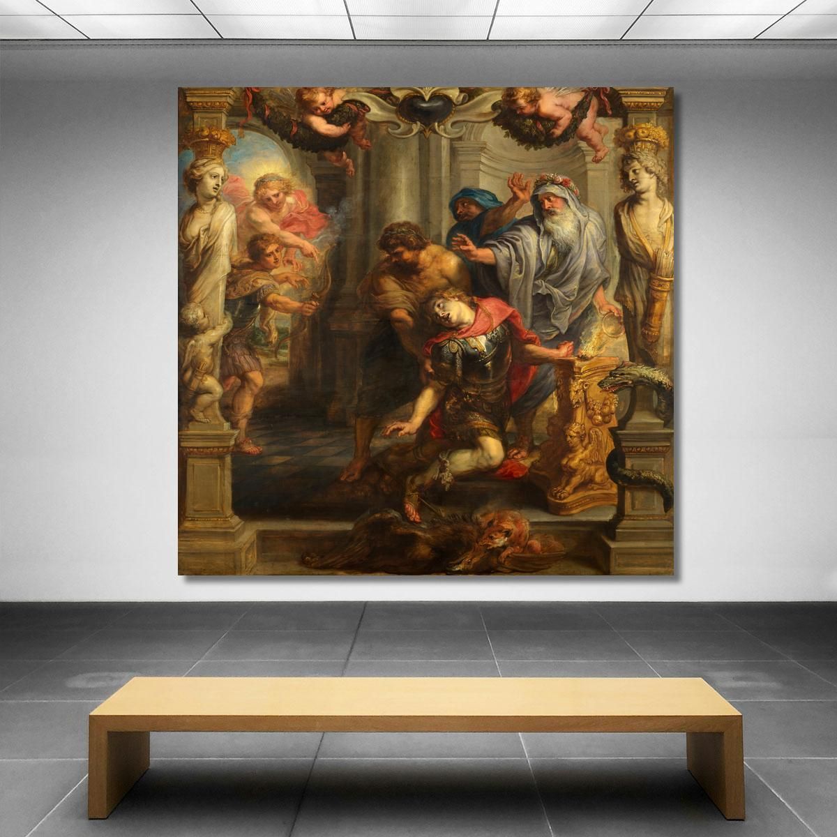 Morte Di Achille Peter Paul Rubens ppr55 quadro stampa su tela