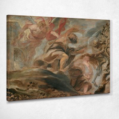 Cacciata Dal Giardino Dell'Eden Peter Paul Rubens ppr69 quadro stampa su tela