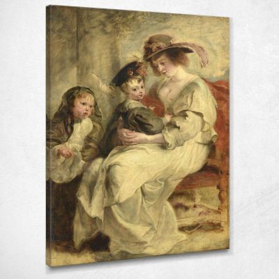 Helene Fourment Con I Suoi Figli Peter Paul Rubens ppr91 quadro stampa su tela