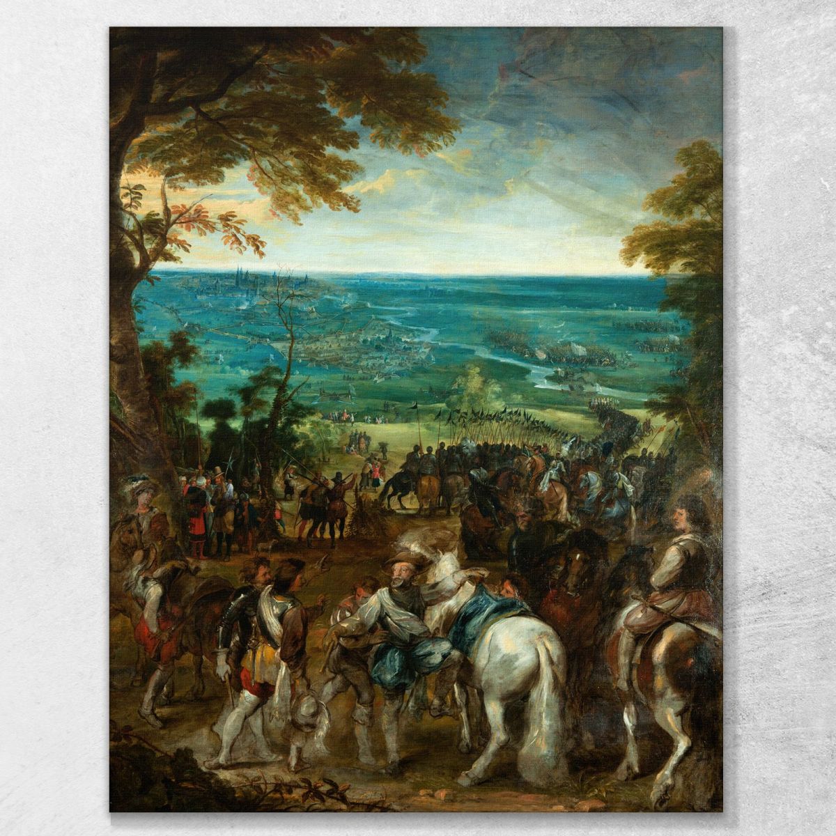 Enrico Iv Di Francia All'Assedio Di Amiens Nel 1597 Peter Paul Rubens ppr92 quadro stampa su tela