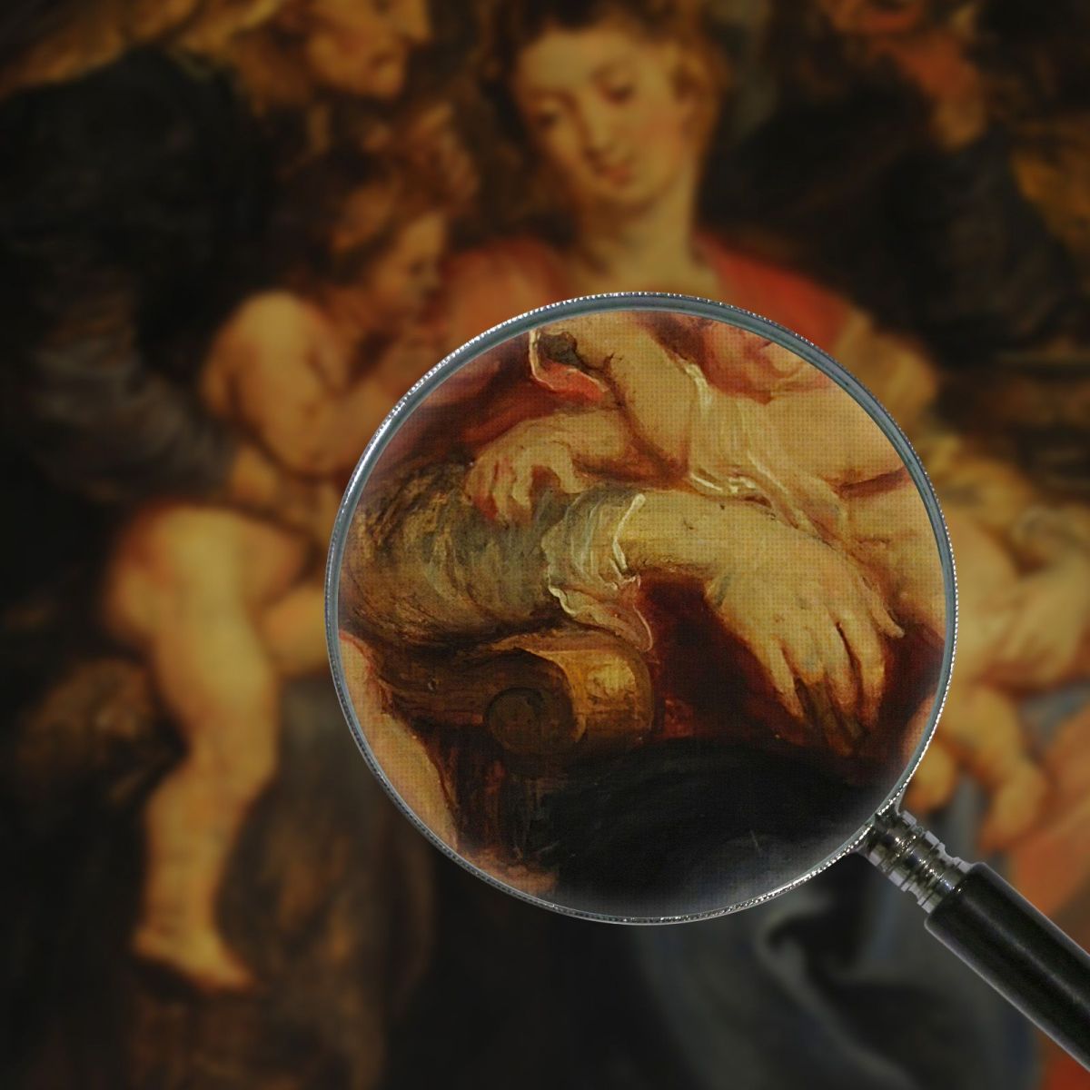 La Sacra Famiglia Con Santa Elisabetta E San Giovanni Peter Paul Rubens ppr104 quadro stampa su tela