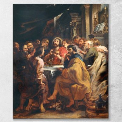 Last Supper Peter Paul Rubens, ppr106 canvas print