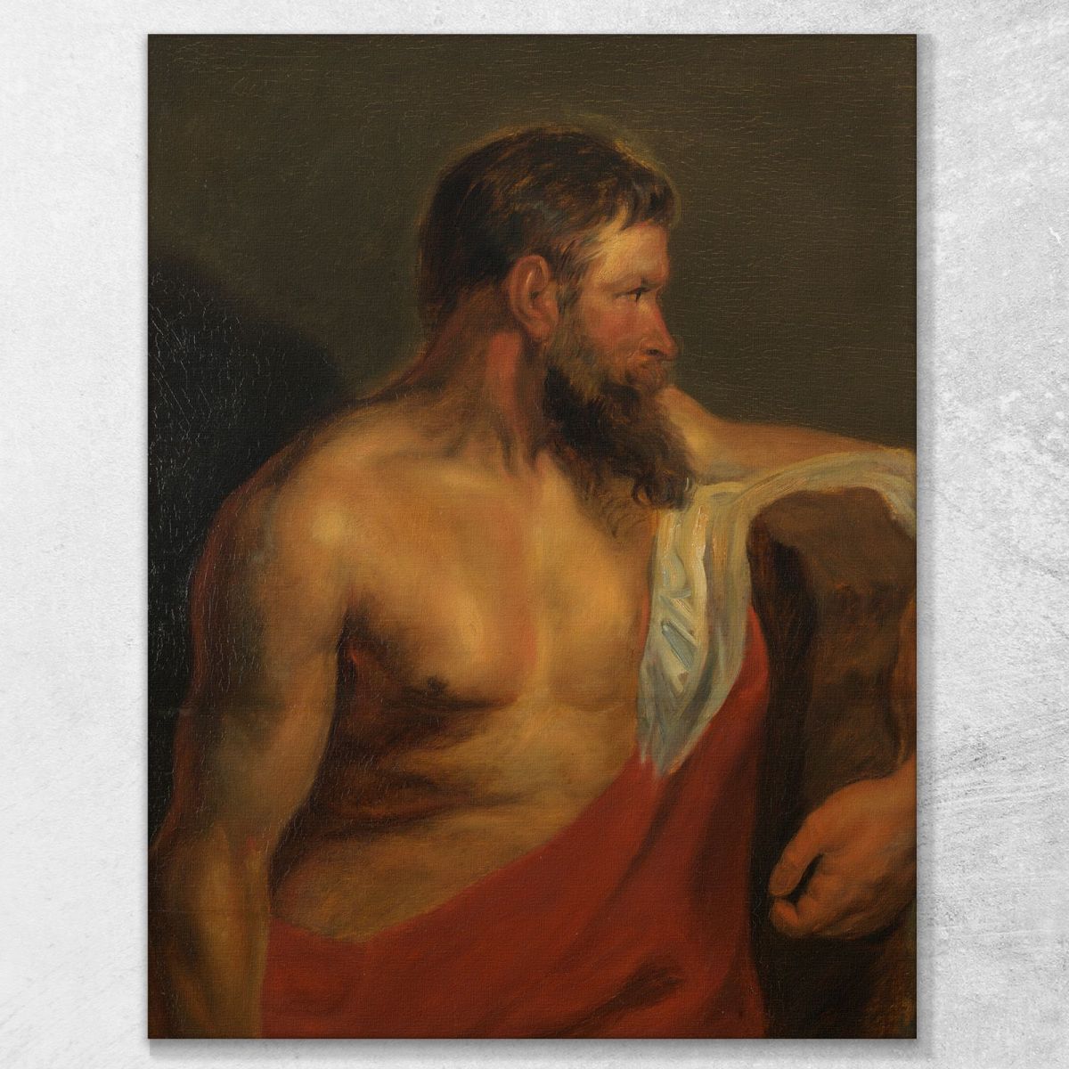 Mannentorso Peter Paul Rubens ppr110 quadro stampa su tela