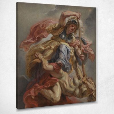 Minerva Supera L'Ignoranza Peter Paul Rubens ppr115 quadro stampa su tela