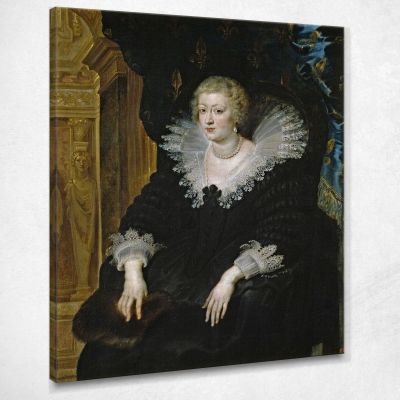 Ritratto Di Anna D'Austria Peter Paul Rubens ppr143 quadro stampa su tela