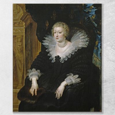 Ritratto Di Anna D'Austria Peter Paul Rubens ppr143 quadro stampa su tela