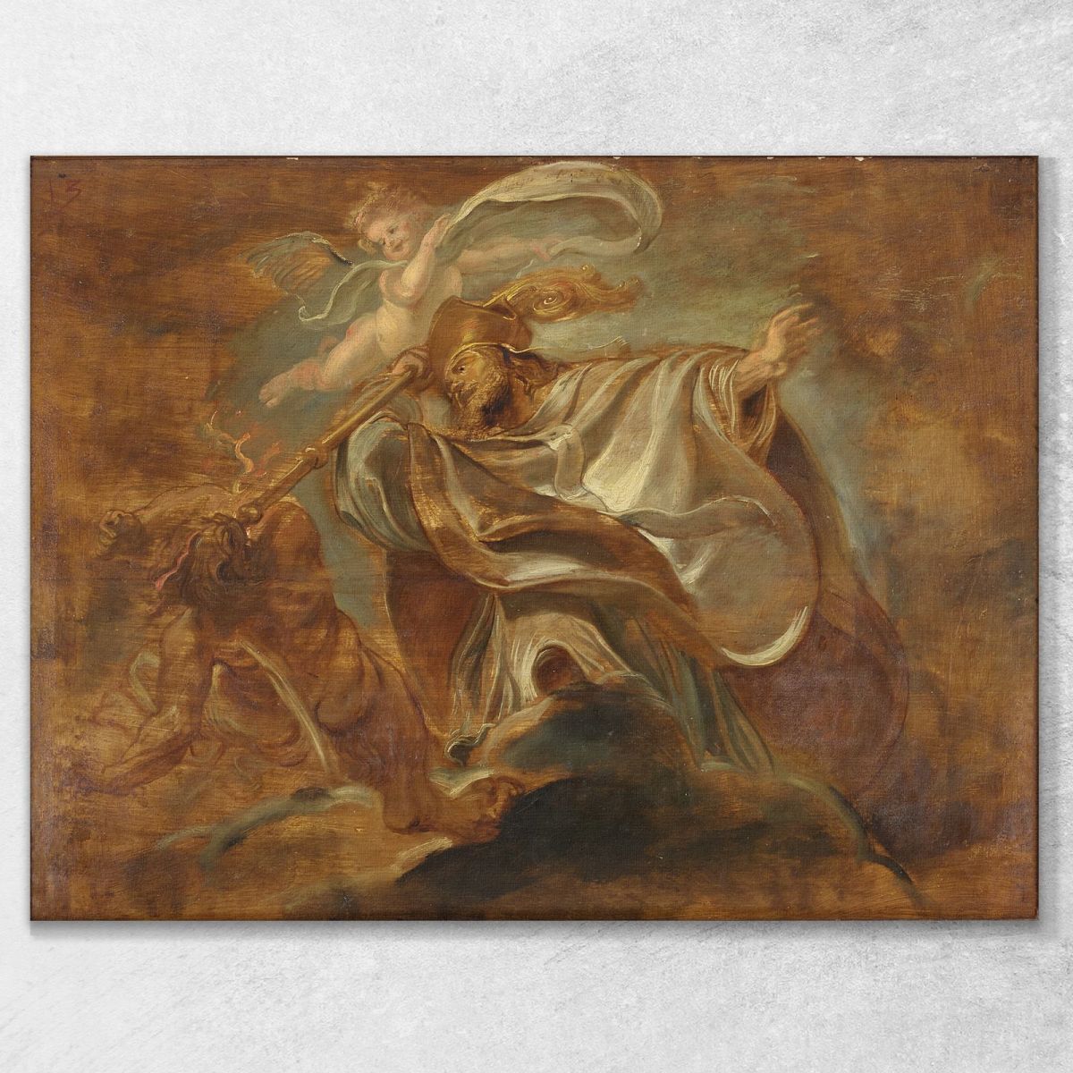 San Gregorio Di Nazianzo Peter Paul Rubens ppr178 quadro stampa su tela