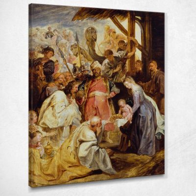 L'Adorazione Dei Magi 2 Peter Paul Rubens ppr205 quadro stampa su tela