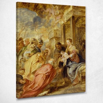 L'Adorazione Dei Magi 3 Peter Paul Rubens ppr206 quadro stampa su tela