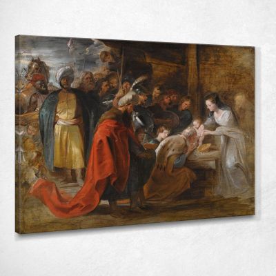 L'Adorazione Dei Magi Peter Paul Rubens ppr207 quadro stampa su tela