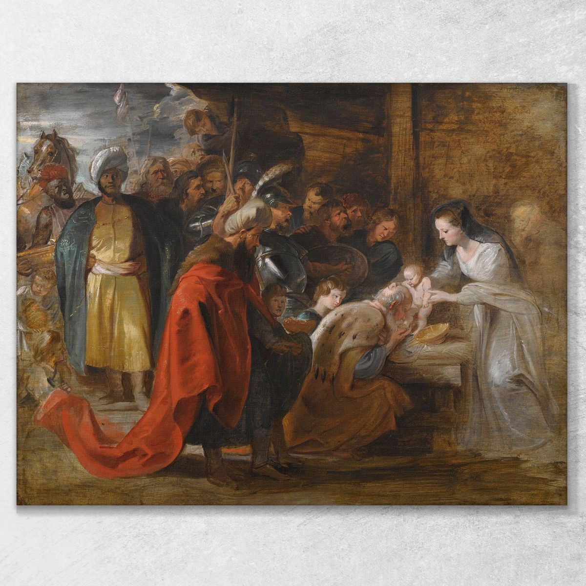 L'Adorazione Dei Magi Peter Paul Rubens ppr207 quadro stampa su tela