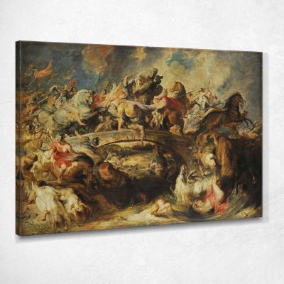 La Battaglia Dell'Amazzonia Peter Paul Rubens ppr208 quadro stampa su tela