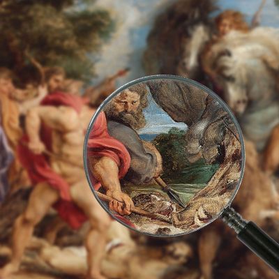 La Caccia Al Cinghiale Calidonio Peter Paul Rubens ppr217 quadro stampa su tela