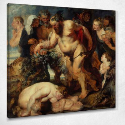 Il Sileno Ubriaco Peter Paul Rubens ppr227 quadro stampa su tela