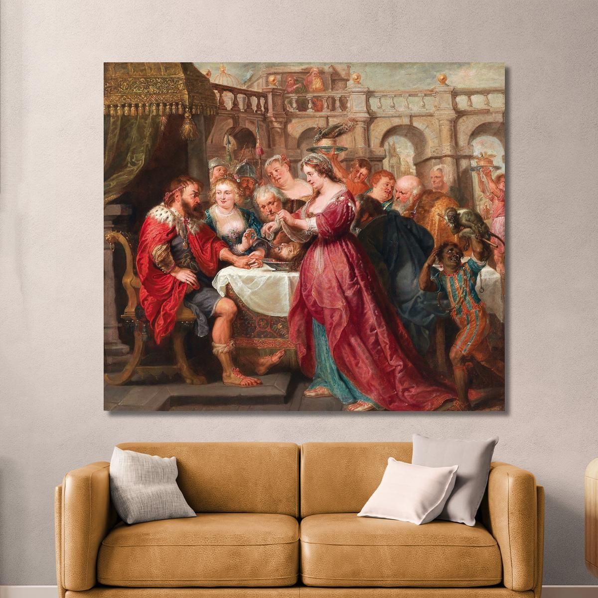 La Festa Di Erode Peter Paul Rubens ppr236 quadro stampa su tela