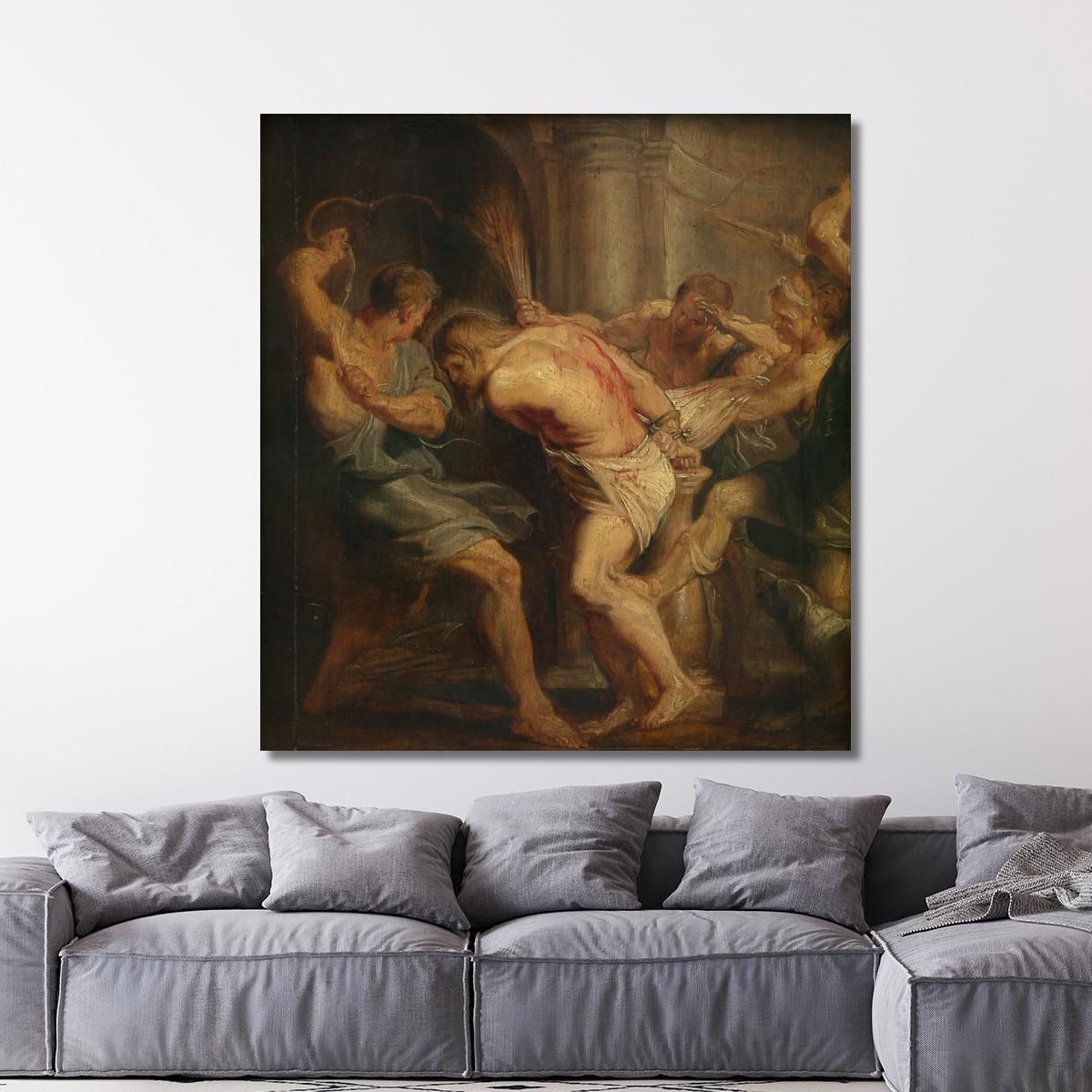 La Flagellazione Di Cristo Peter Paul Rubens ppr238 quadro stampa su tela