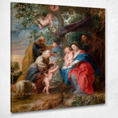 La Sacra Famiglia Sotto Un Melo Peter Paul Rubens ppr246 quadro stampa su tela