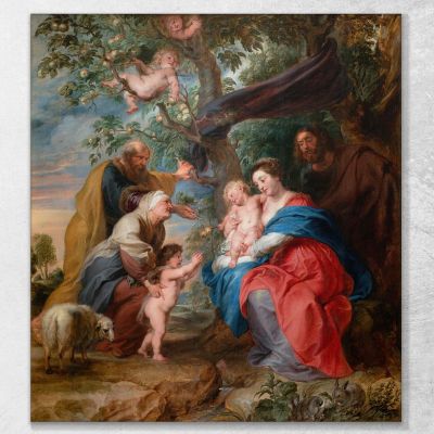 La Sacra Famiglia Sotto Un Melo Peter Paul Rubens ppr246 quadro stampa su tela