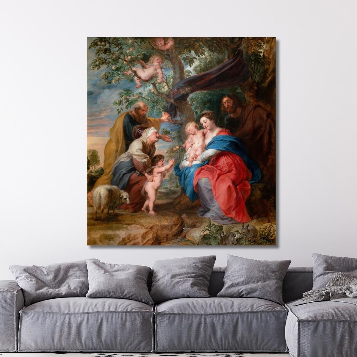 La Sacra Famiglia Sotto Un Melo Peter Paul Rubens ppr246 quadro stampa su tela