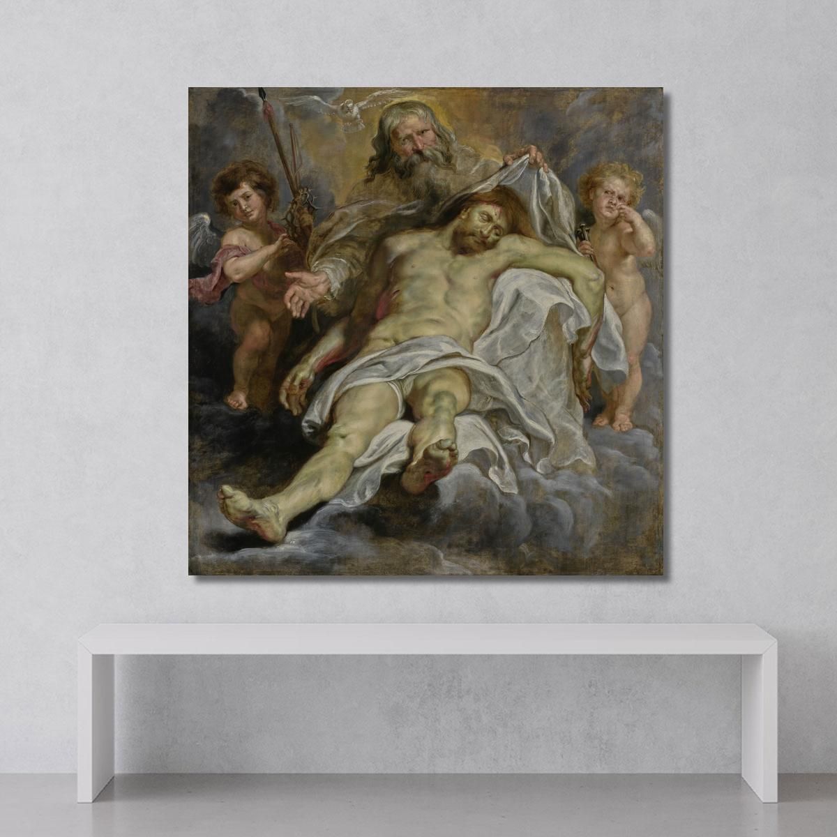 La Santissima Trinità 2 Peter Paul Rubens ppr253 quadro stampa su tela