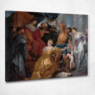 Il Giudizio Di Salomone Peter Paul Rubens ppr259 quadro stampa su tela