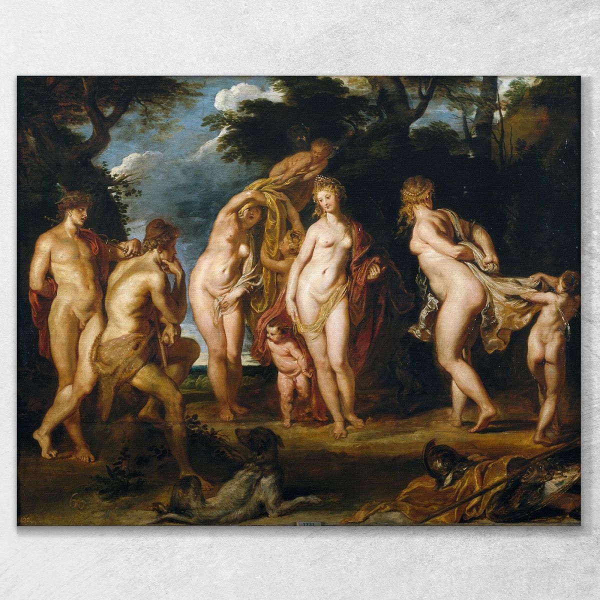 Il Giudizio Di Paride Peter Paul Rubens ppr260 quadro stampa su tela