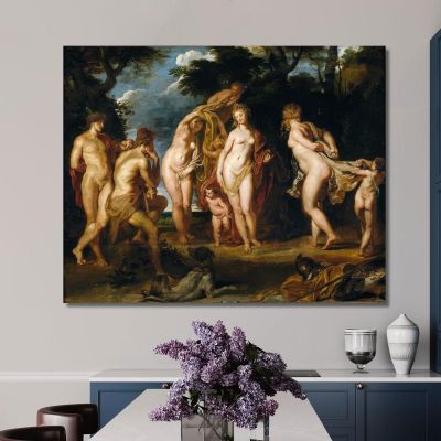 Il Giudizio Di Paride Peter Paul Rubens ppr260 quadro stampa su tela