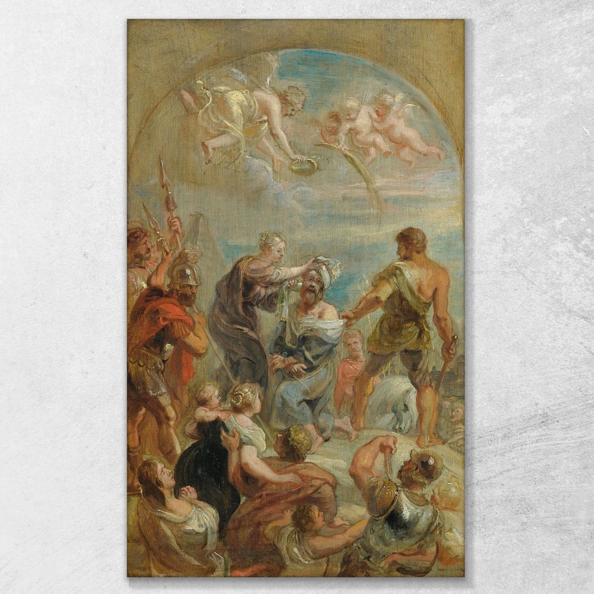 Il Martirio Di San Paolo Peter Paul Rubens ppr265 quadro stampa su tela