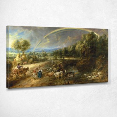 Il Paesaggio Arcobaleno Peter Paul Rubens ppr275 quadro stampa su tela