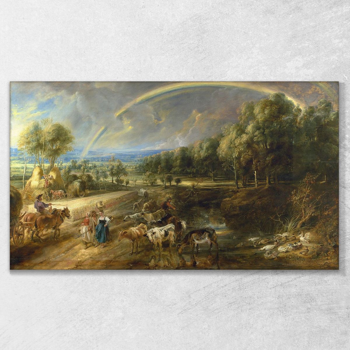 Il Paesaggio Arcobaleno Peter Paul Rubens ppr275 quadro stampa su tela