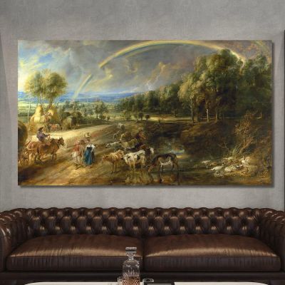 Il Paesaggio Arcobaleno Peter Paul Rubens ppr275 quadro stampa su tela